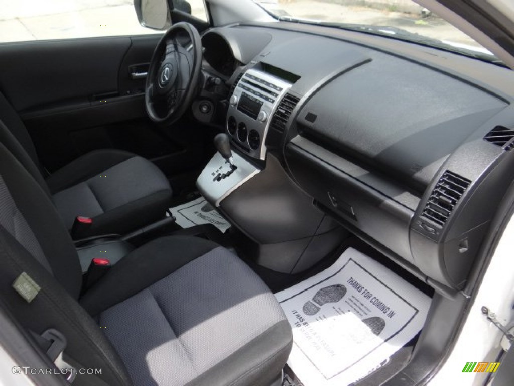 2006 MAZDA5 Sport - Whitewater Pearl / Black photo #24