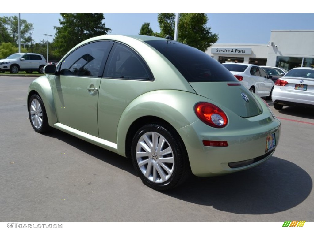 2008 New Beetle SE Coupe - Gecko Green / Cream Beige photo #3