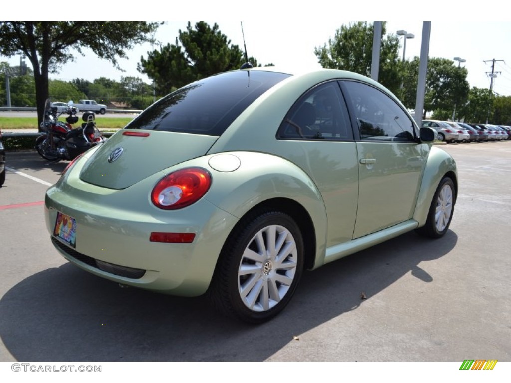 2008 New Beetle SE Coupe - Gecko Green / Cream Beige photo #5