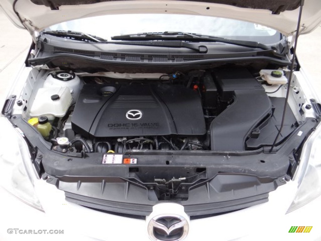2006 MAZDA5 Sport - Whitewater Pearl / Black photo #30