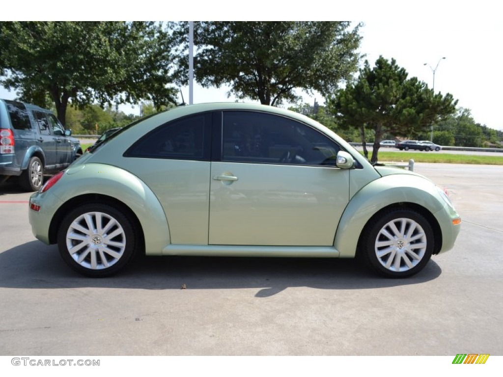 2008 New Beetle SE Coupe - Gecko Green / Cream Beige photo #6