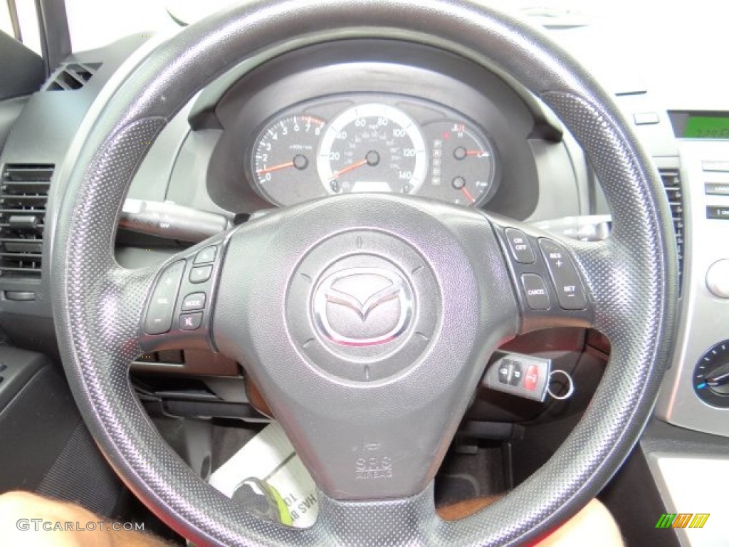 2006 MAZDA5 Sport - Whitewater Pearl / Black photo #33