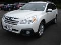 2014 Satin White Pearl Subaru Outback 2.5i Premium  photo #1