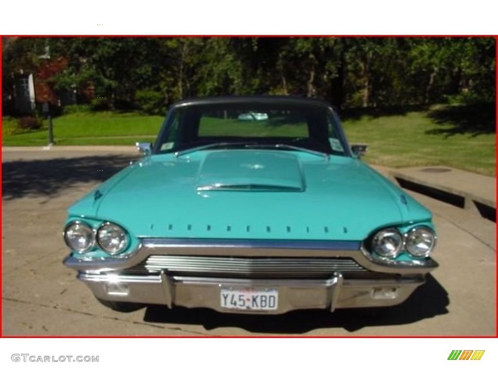 1964 Thunderbird Convertible - Pagoda Green / Black photo #15