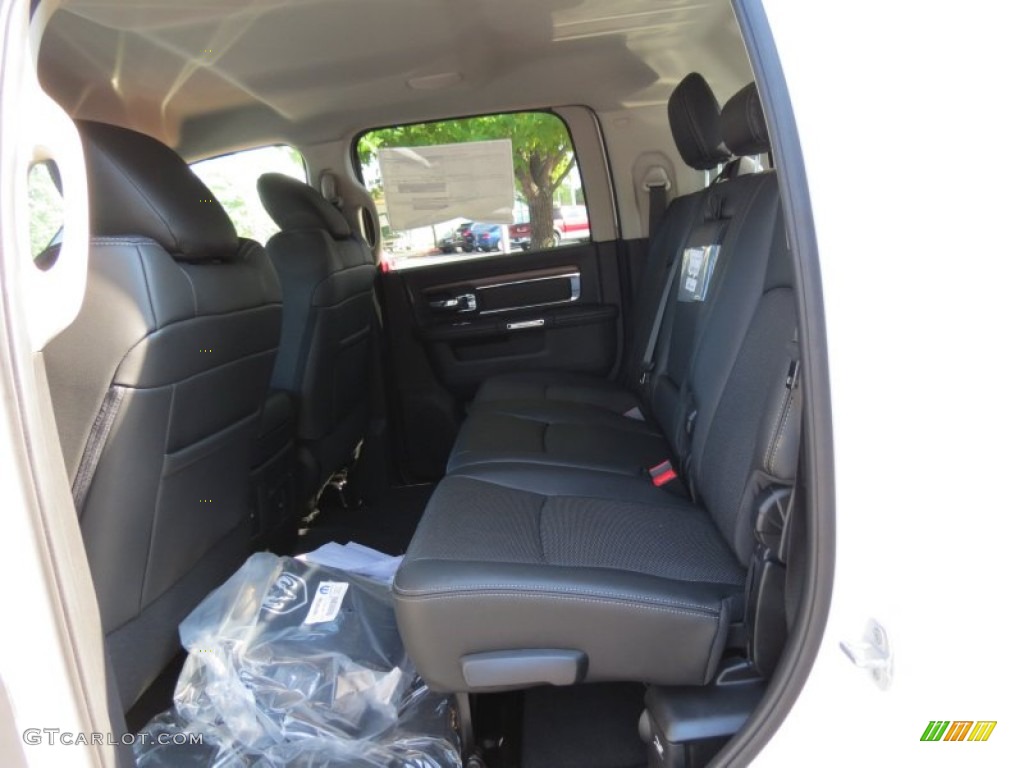 2013 Ram 2500 Laramie Mega Cab 4x4 Rear Seat Photo #84478746