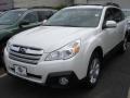 2014 Satin White Pearl Subaru Outback 2.5i Premium  photo #1