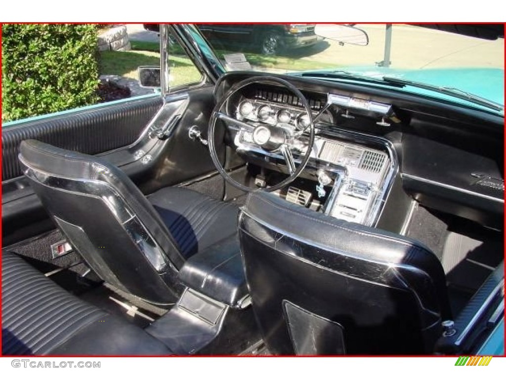 Black Interior 1964 Ford Thunderbird Convertible Photo #84478857