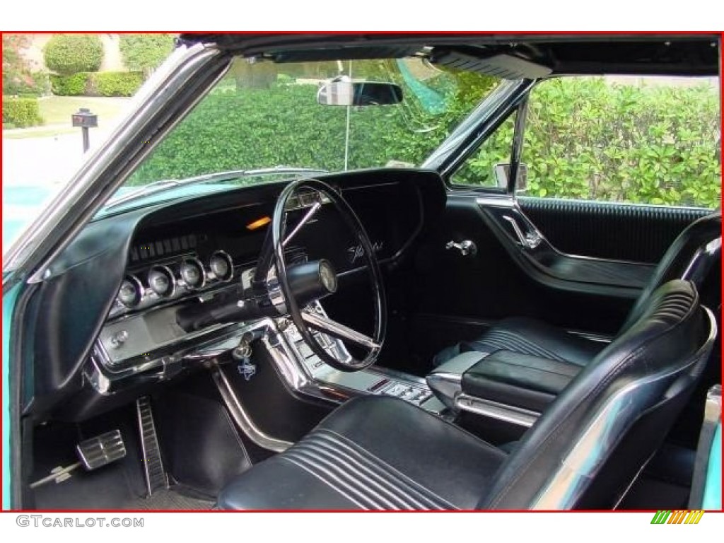 Black Interior 1964 Ford Thunderbird Convertible Photo #84478881