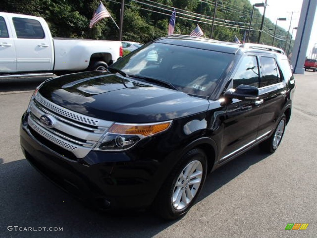 2011 Explorer XLT - Ebony Black / Charcoal Black photo #4