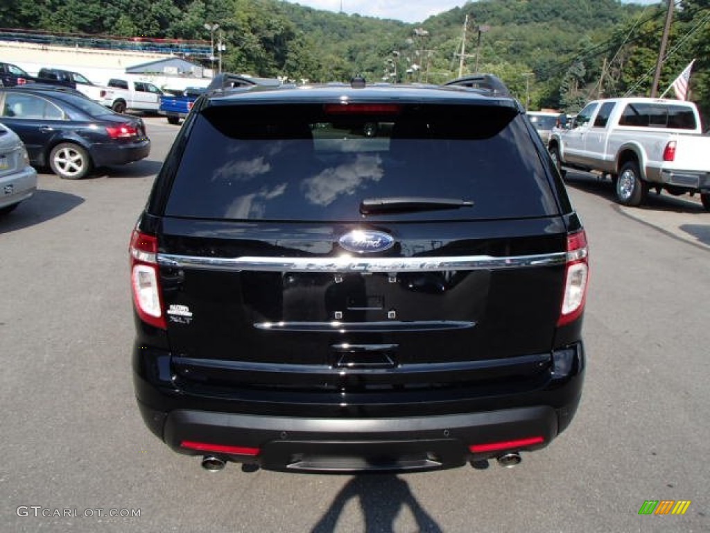 2011 Explorer XLT - Ebony Black / Charcoal Black photo #7