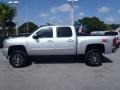 2011 Sheer Silver Metallic Chevrolet Silverado 1500 LT Crew Cab 4x4  photo #3