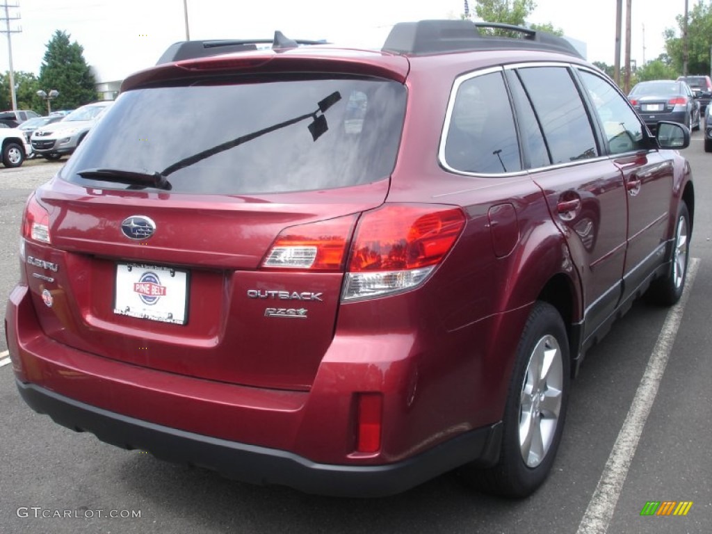2014 Outback 2.5i Limited - Venetian Red Pearl / Ivory photo #2
