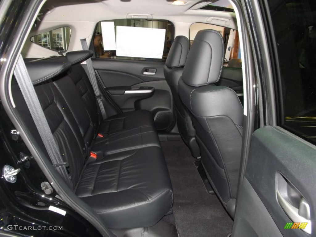 2013 CR-V EX-L - Crystal Black Pearl / Black photo #21