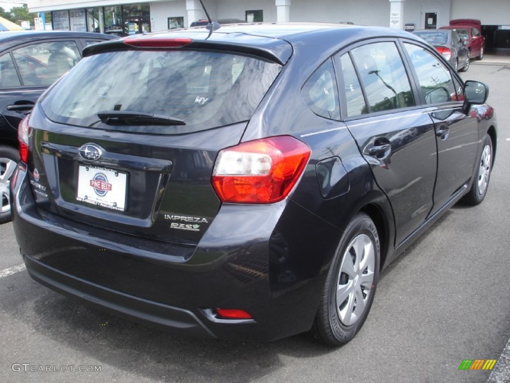 2013 Impreza 2.0i 5 Door - Dark Gray Metallic / Black photo #2