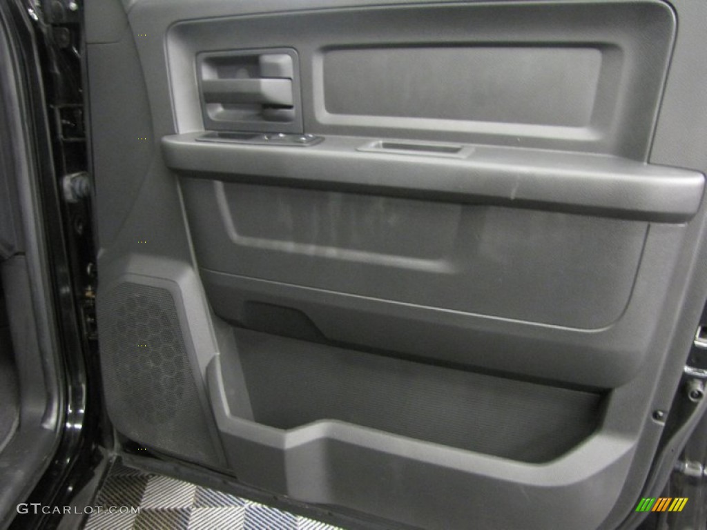 2010 Ram 1500 ST Quad Cab 4x4 - Brilliant Black Crystal Pearl / Dark Slate/Medium Graystone photo #15