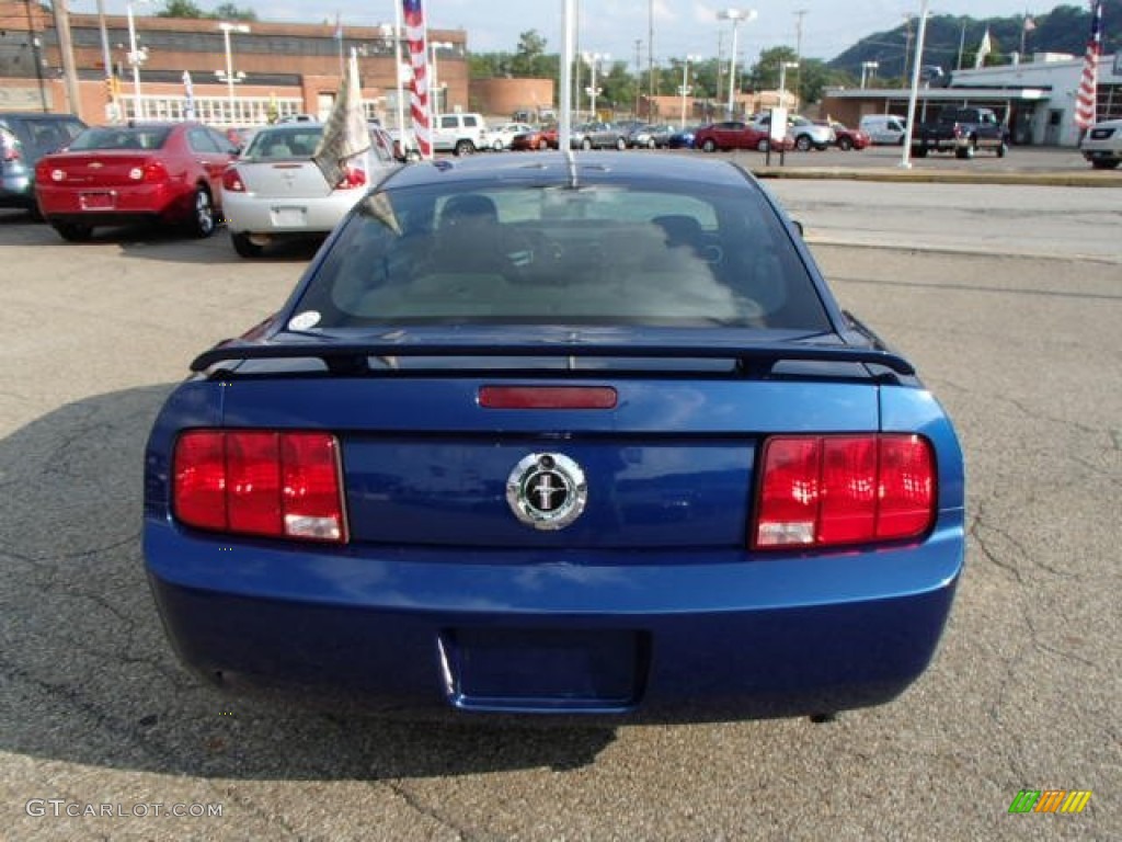 2006 Mustang V6 Premium Coupe - Vista Blue Metallic / Dark Charcoal photo #7