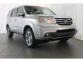 Alabaster Silver Metallic 2013 Honda Pilot EX