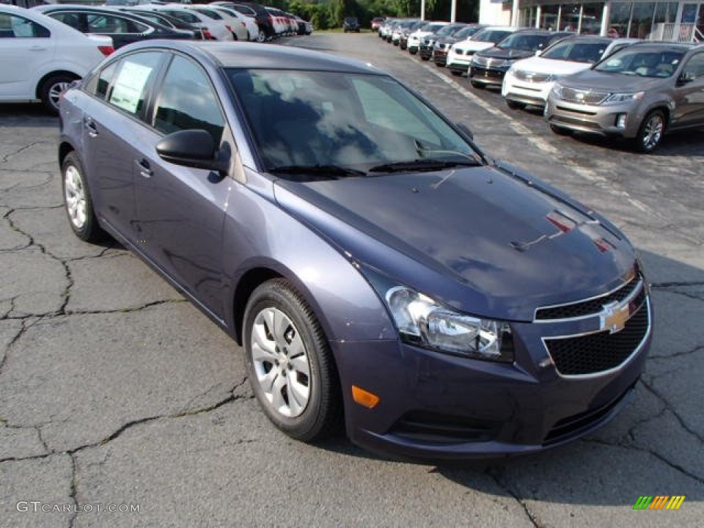 2014 Cruze LS - Atlantis Blue Metallic / Jet Black/Medium Titanium photo #2