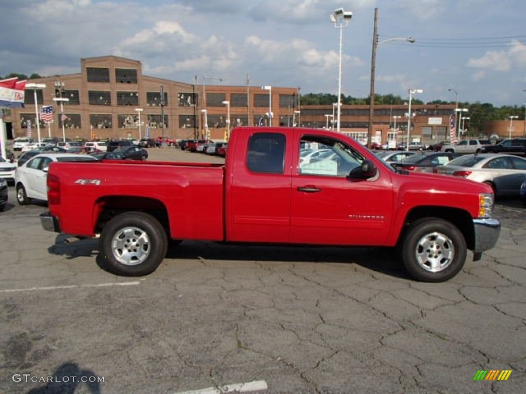 2013 Silverado 1500 LT Extended Cab 4x4 - Victory Red / Ebony photo #1