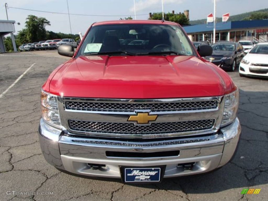 2013 Silverado 1500 LT Extended Cab 4x4 - Victory Red / Ebony photo #3