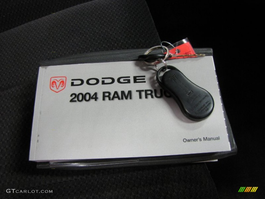 2004 Ram 1500 SLT Regular Cab 4x4 - Black / Dark Slate Gray photo #19