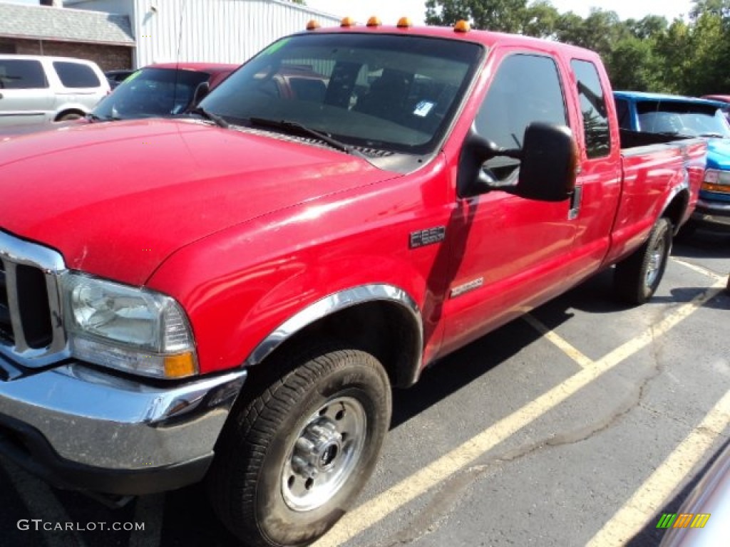 Red Ford F250 Super Duty