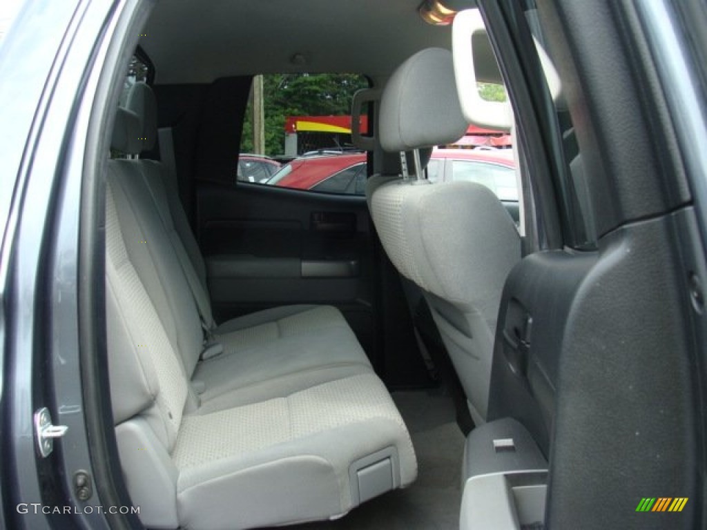 2010 Tundra TRD Double Cab 4x4 - Slate Gray Metallic / Graphite Gray photo #19