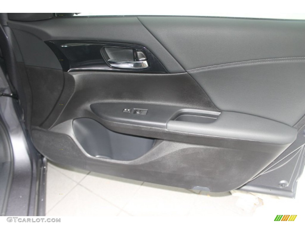 2013 Accord Sport Sedan - Modern Steel Metallic / Black photo #32