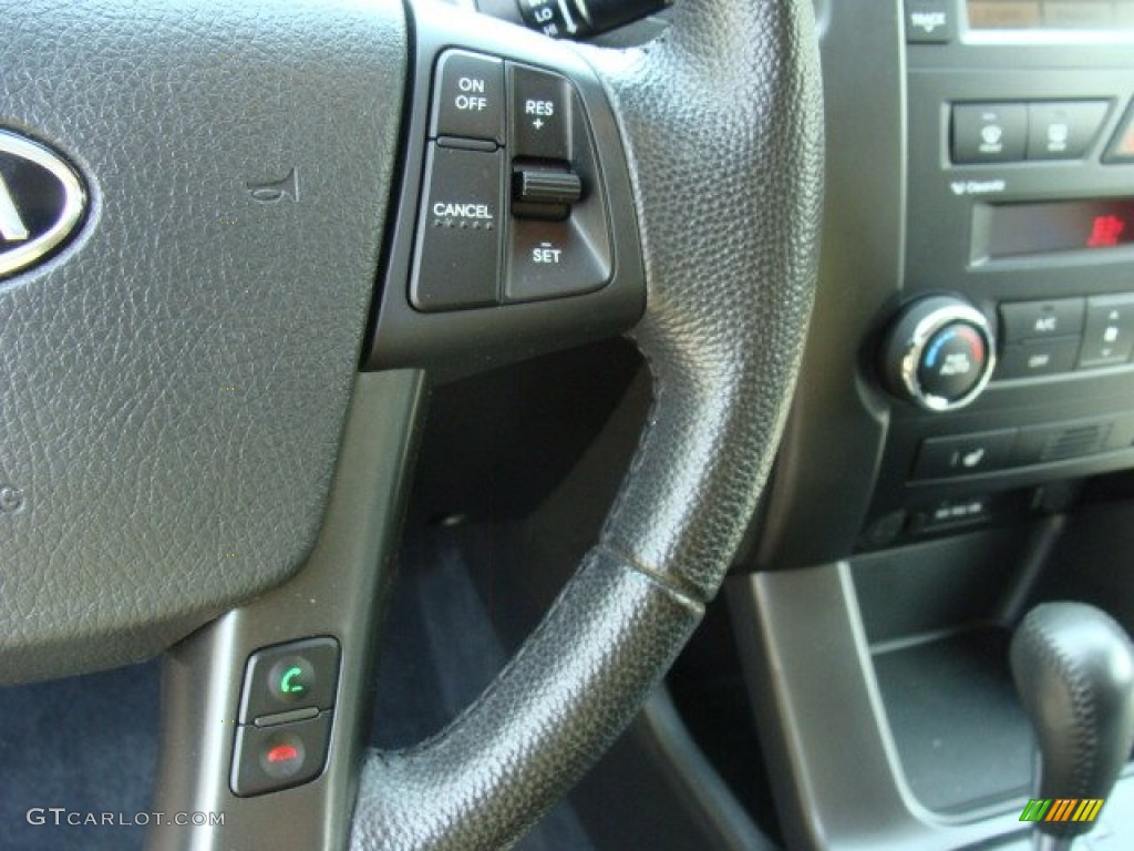 2011 Sorento EX - Titanium Silver / Black/Beige photo #15