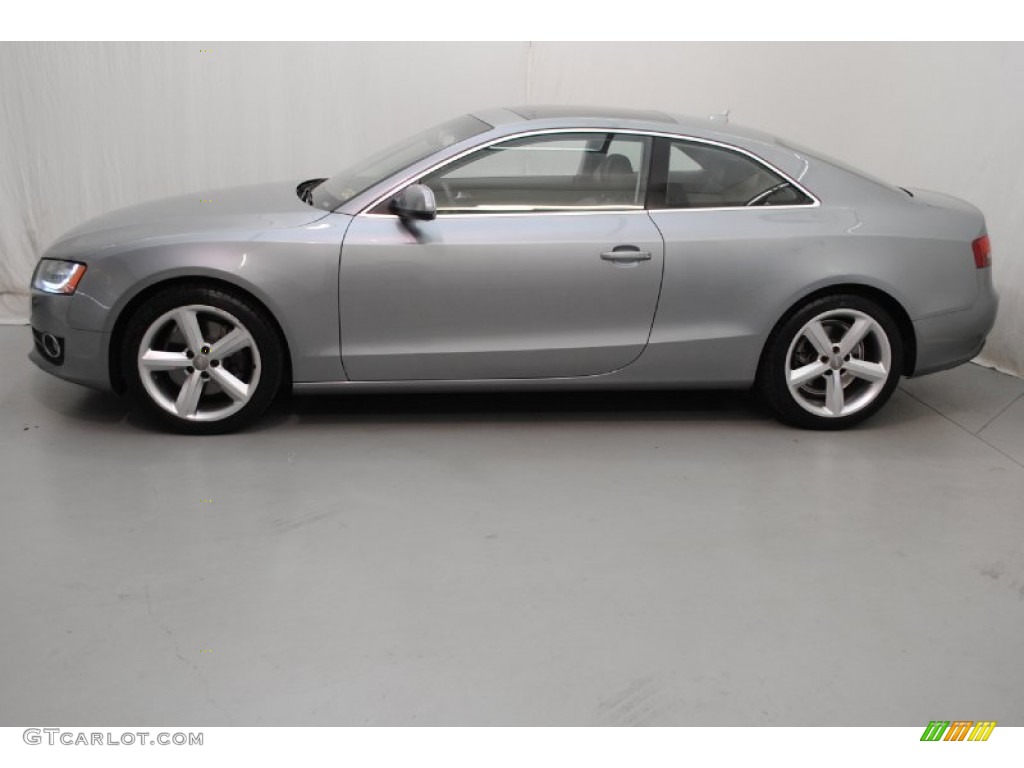 Quartz Gray Metallic 2010 Audi A5 2.0T quattro Coupe Exterior Photo #84486420