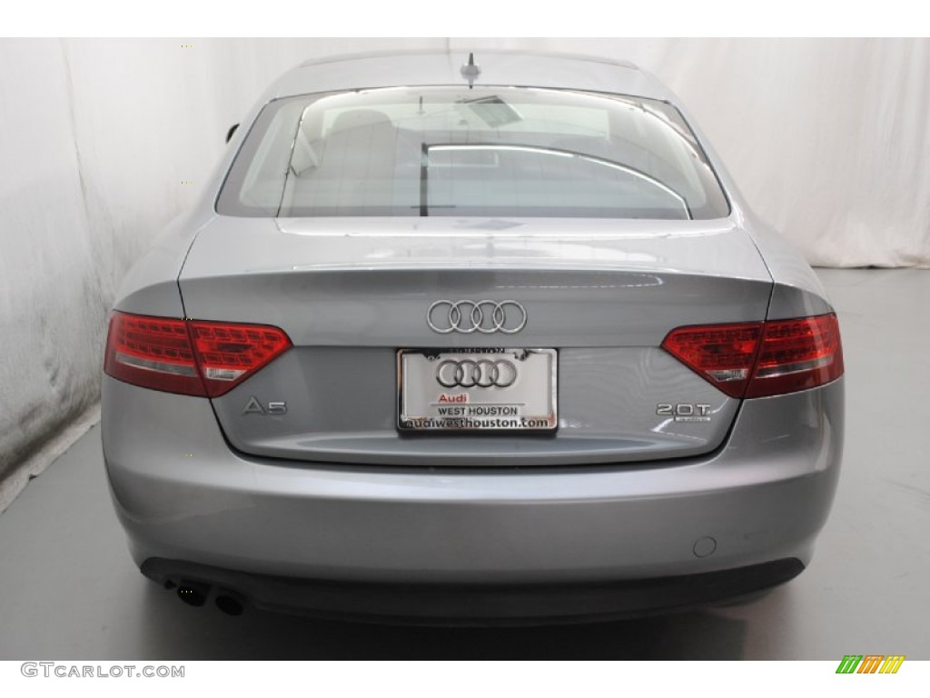 2010 A5 2.0T quattro Coupe - Quartz Gray Metallic / Black photo #8