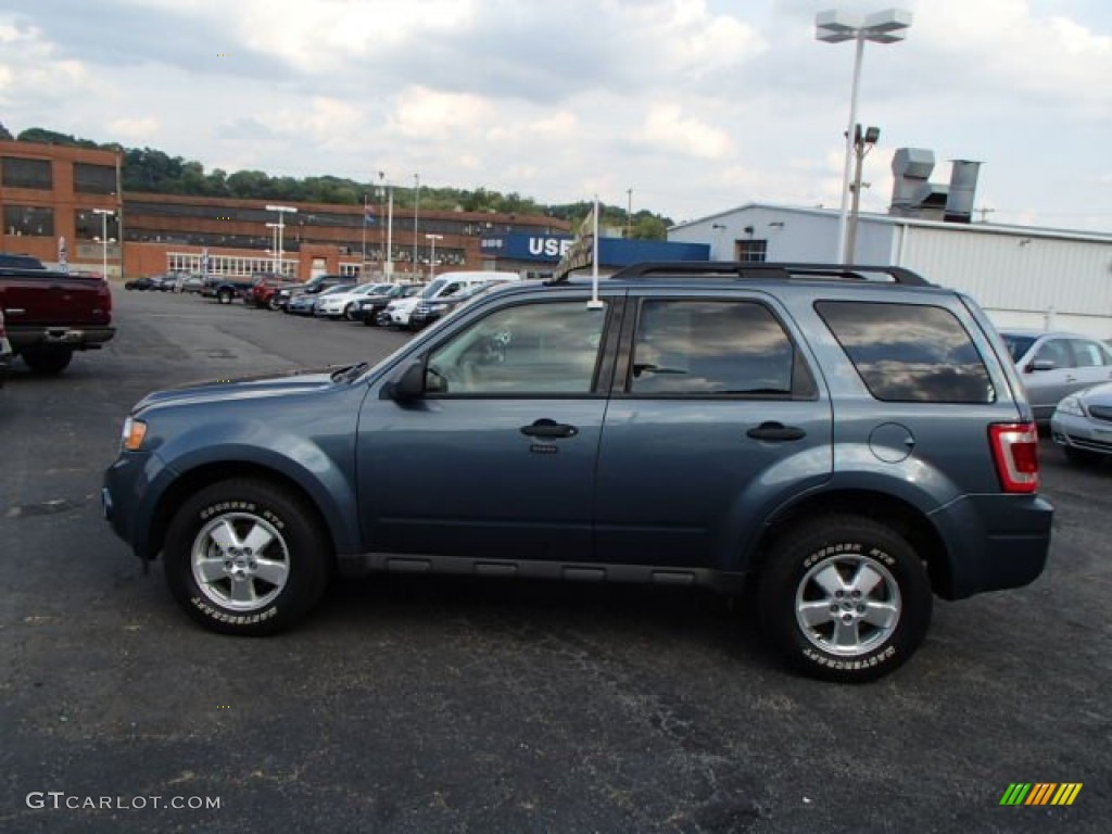 2010 Escape XLT 4WD - Steel Blue Metallic / Stone photo #5