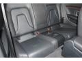 2010 Audi A5 Black Interior Rear Seat Photo