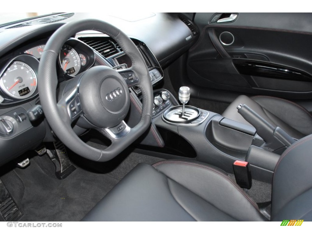 Black Interior 2012 Audi R8 4.2 FSI quattro Photo #84487713