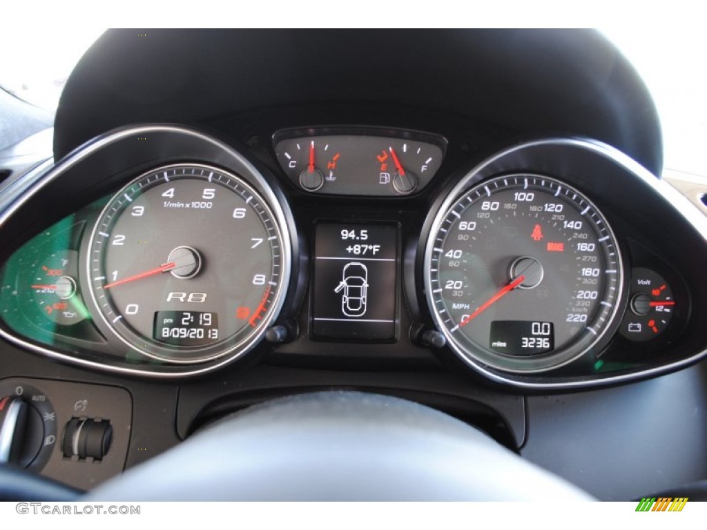 2012 Audi R8 4.2 FSI quattro Gauges Photo #84488349