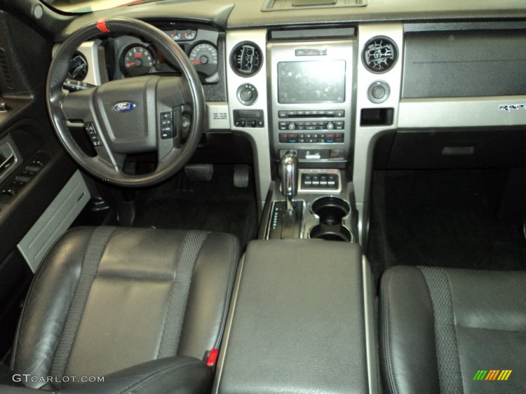 2011 F150 SVT Raptor SuperCrew 4x4 - Molten Orange Tri Coat / Raptor Black photo #24