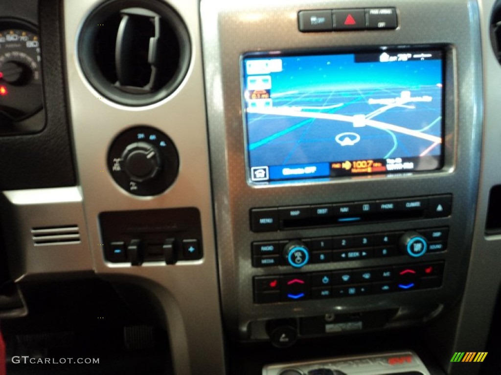 2011 F150 SVT Raptor SuperCrew 4x4 - Molten Orange Tri Coat / Raptor Black photo #34