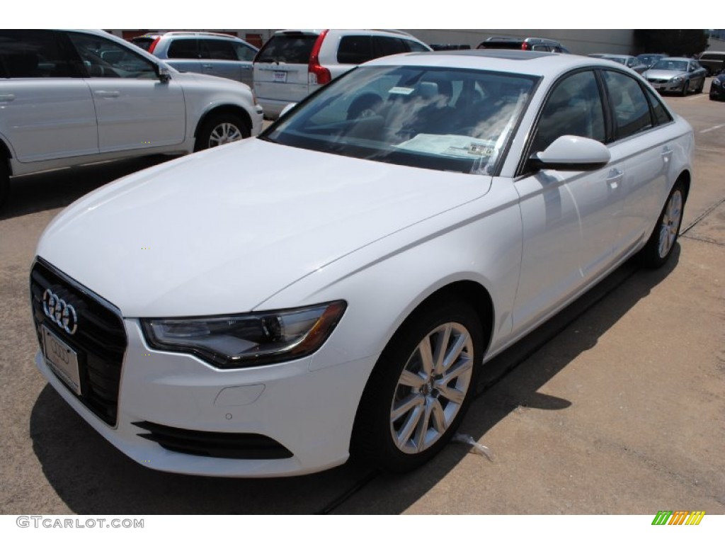 Ibis White 2014 Audi A6 2.0T quattro Sedan Exterior Photo #84489495