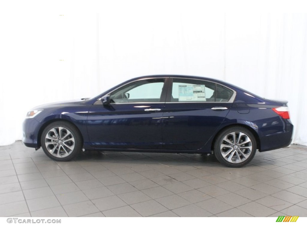 2013 Accord Sport Sedan - Obsidian Blue Pearl / Black photo #8