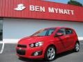 Victory Red 2012 Chevrolet Sonic LTZ Hatch