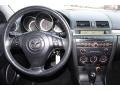 2005 Mazda MAZDA3 Black/Blue Interior Dashboard Photo