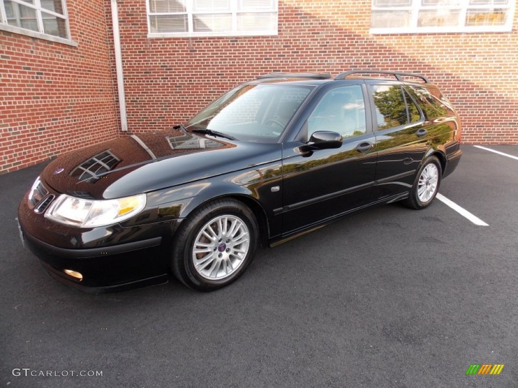 Black Saab 9-5