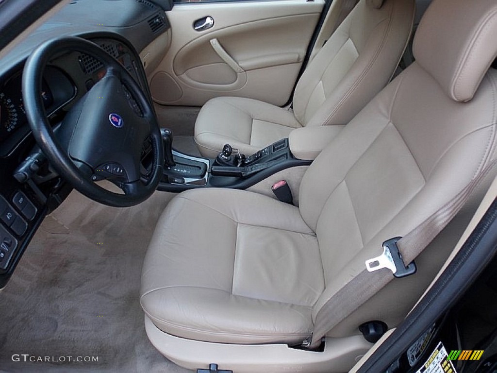 Sand Beige Interior 2005 Saab 9-5 Arc Sport Wagon Photo #84492999