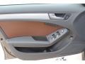 Chestnut Brown/Black Door Panel Photo for 2014 Audi A4 #84493143