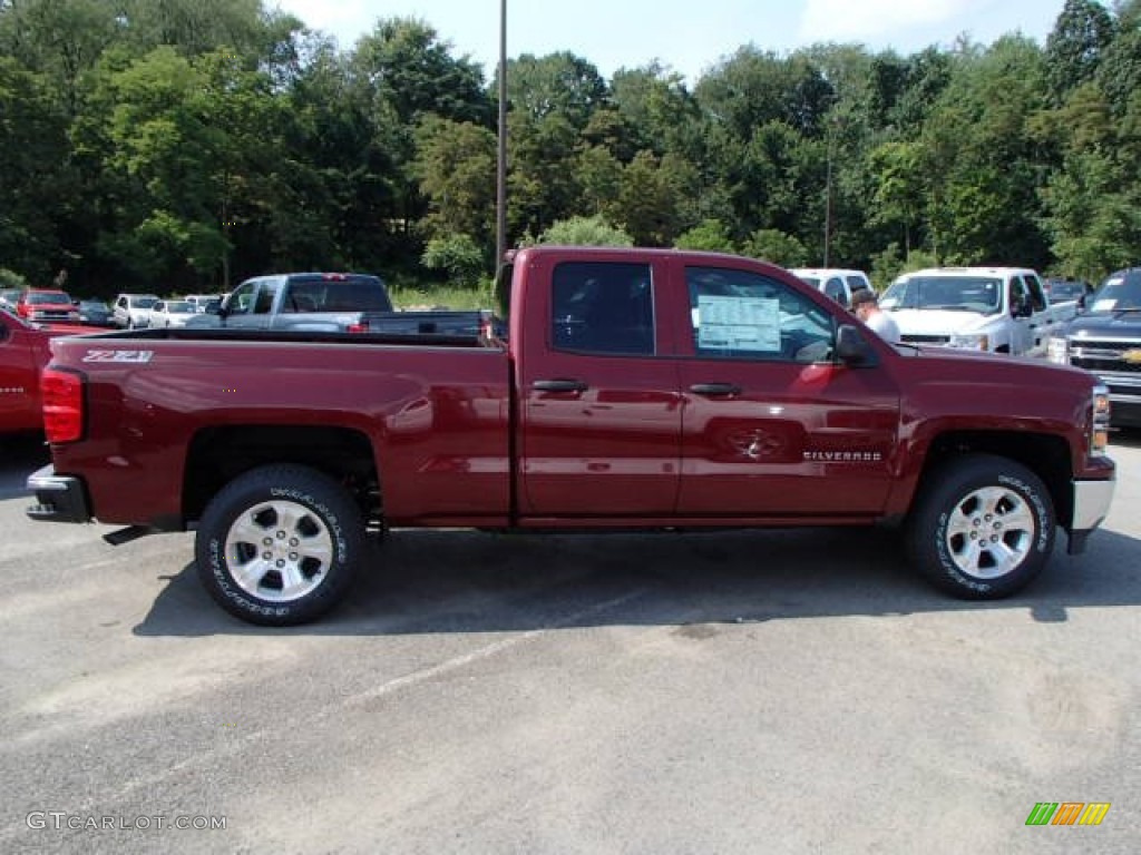 2014 Silverado 1500 LTZ Z71 Double Cab 4x4 - Deep Ruby Metallic / Jet Black photo #1