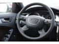 Chestnut Brown/Black Steering Wheel Photo for 2014 Audi A4 #84493539
