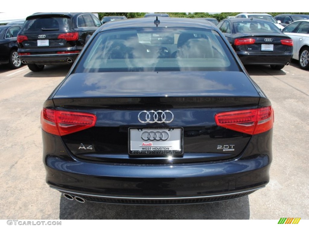 2014 A4 2.0T quattro Sedan - Moonlight Blue Metallic / Black photo #8