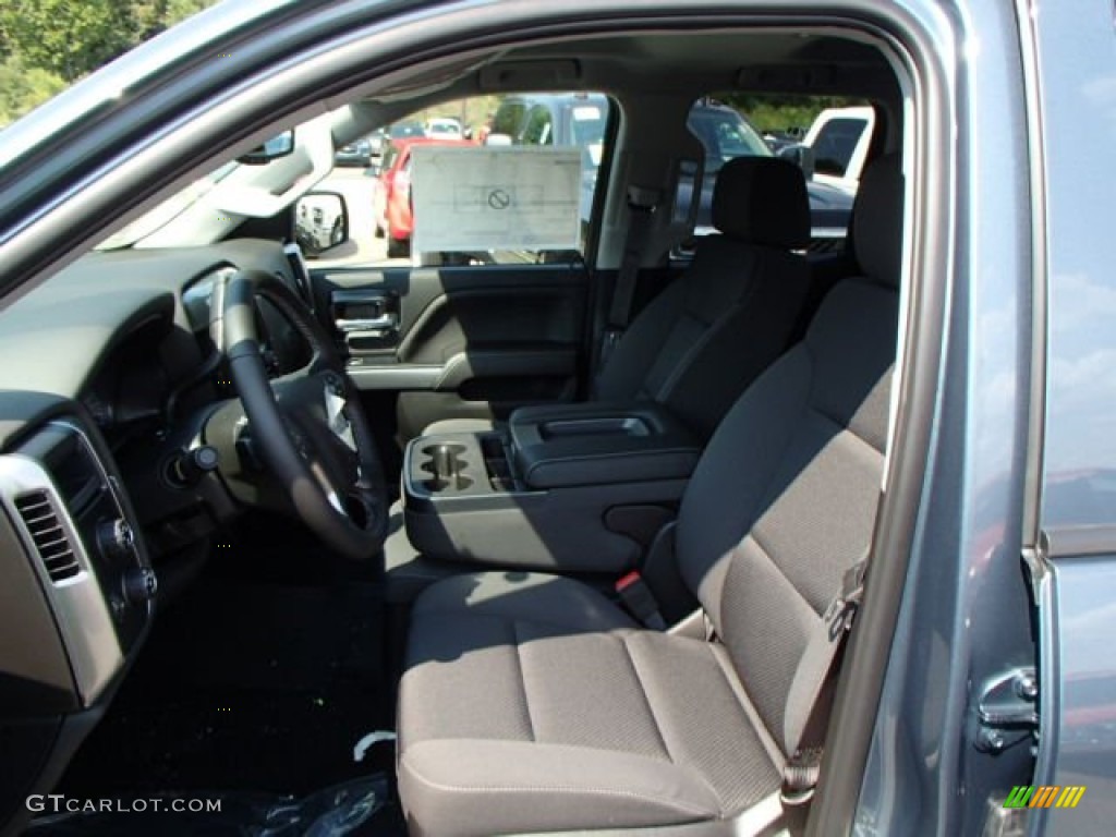 2014 Silverado 1500 LT Double Cab 4x4 - Blue Granite Metallic / Jet Black photo #10