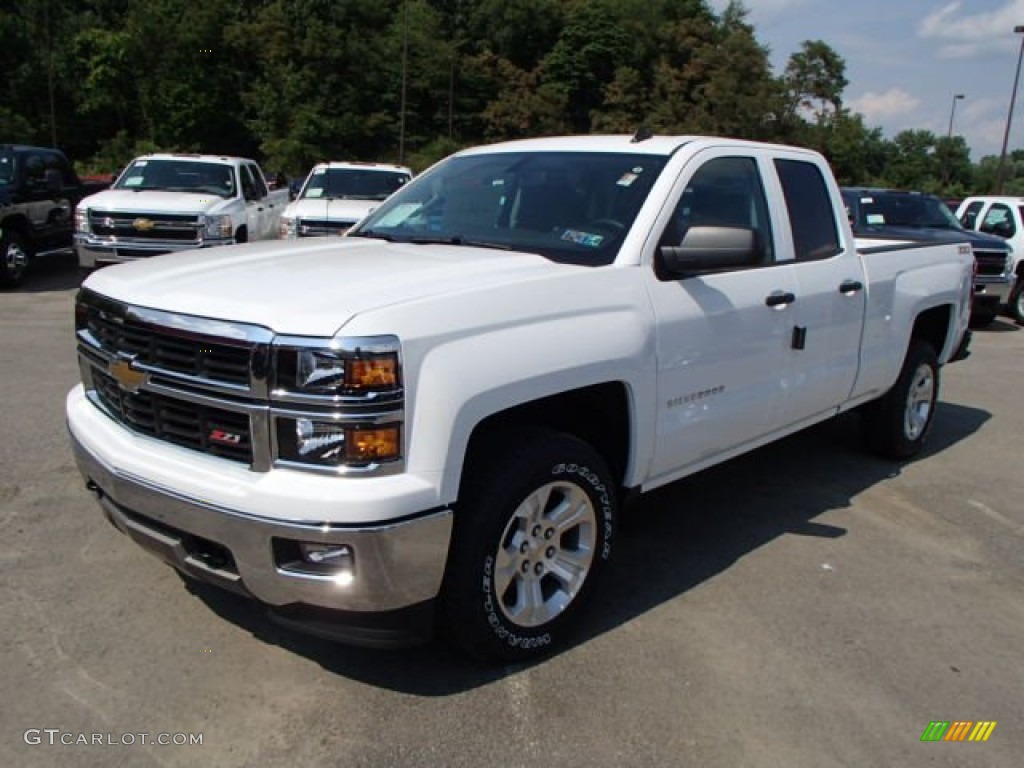 Summit White 2014 Chevrolet Silverado 1500 LTZ Z71 Double Cab 4x4 Exterior Photo #84494331