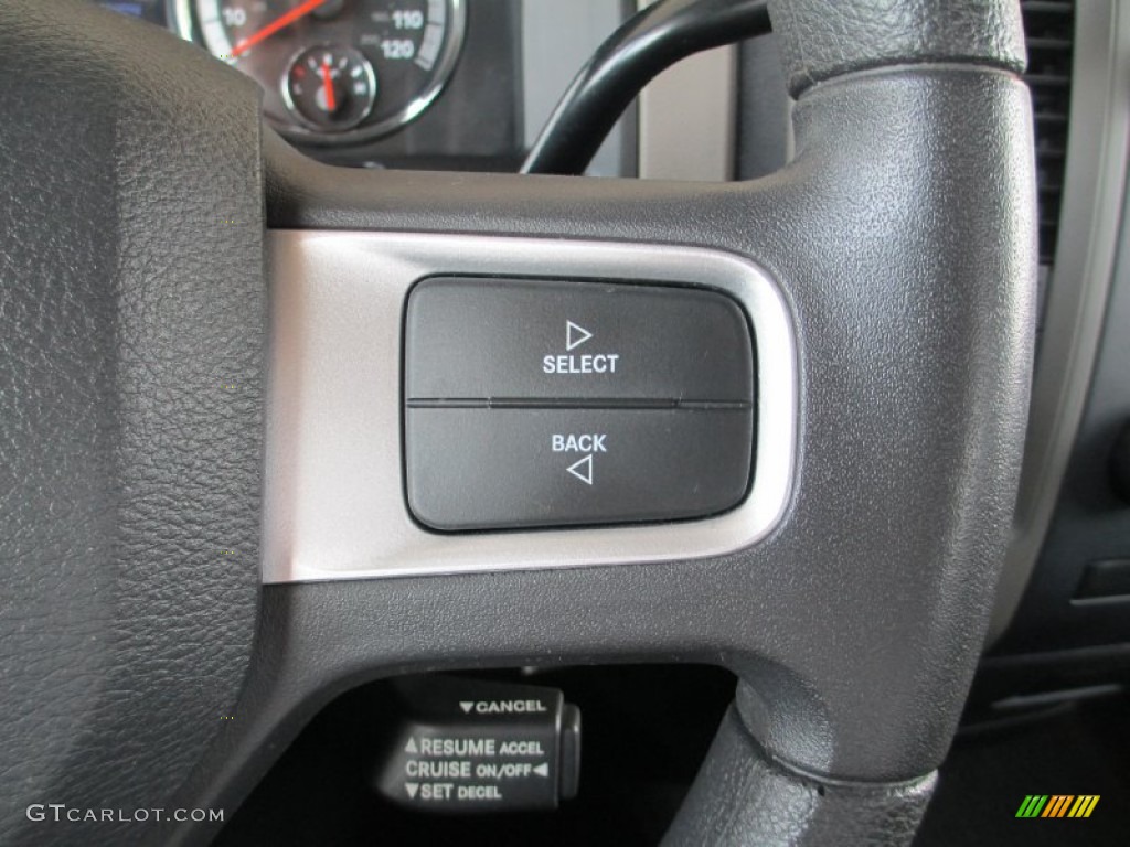 2010 Ram 1500 ST Quad Cab 4x4 - Brilliant Black Crystal Pearl / Dark Slate/Medium Graystone photo #25